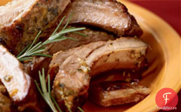 Coaste la spate pentru bebeluși la cuptor cu marinată confit cu lămâie