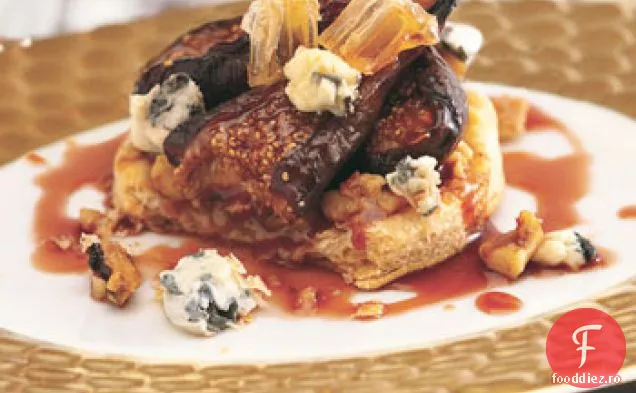 Smochine calde de misiune neagră, Crunch de nucă și tartele de brânză albastră