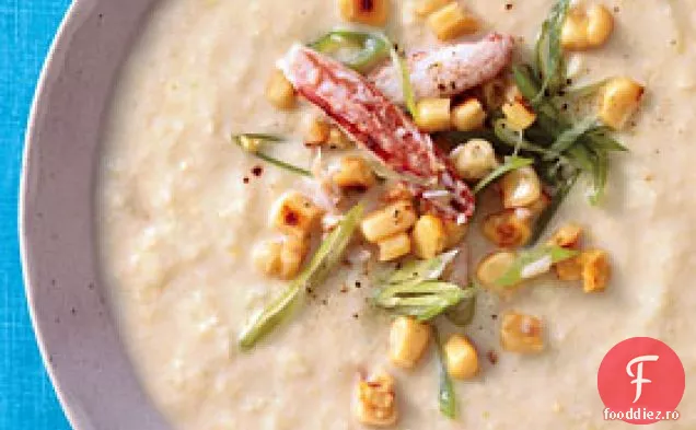 Chowder de porumb și Crab