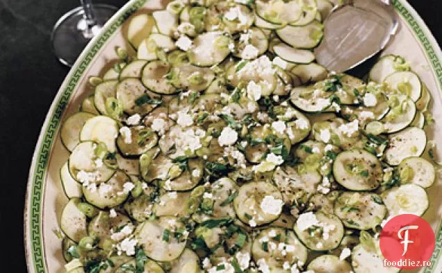 Carpaccio de dovlecei cu brânză Ricotta de casă