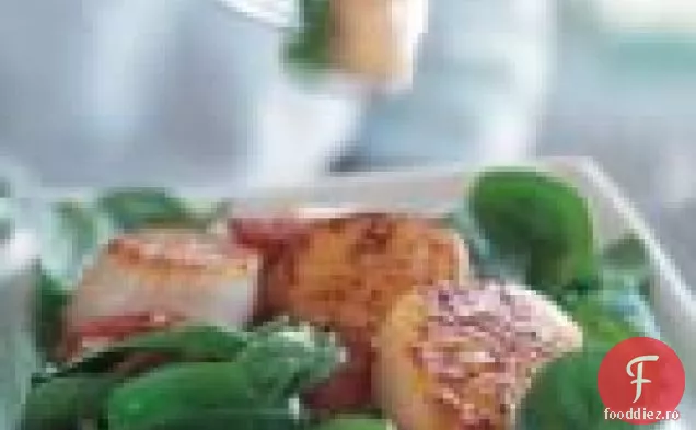Salată Caldă De Spanac Cu Scoici