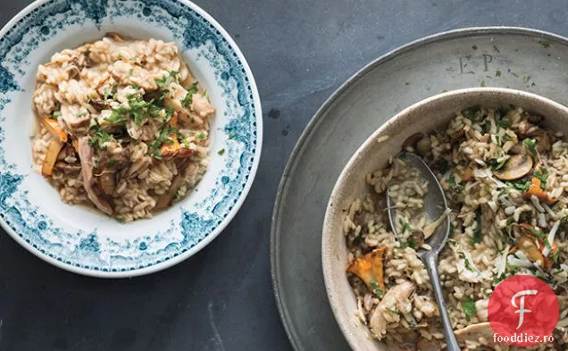 Risotto de curcan și ciuperci