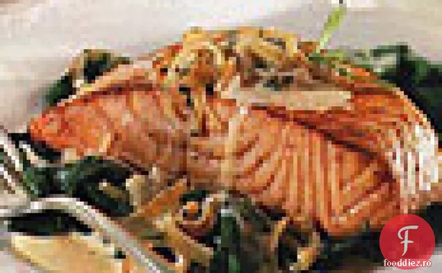 Somon ars pe spanac pentru copii