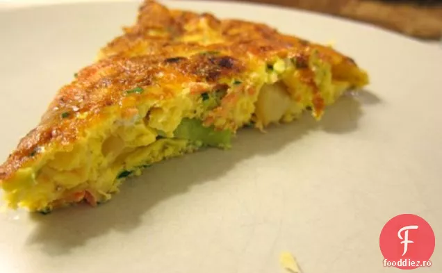 Praz De Cartofi Și Frittata De Somon