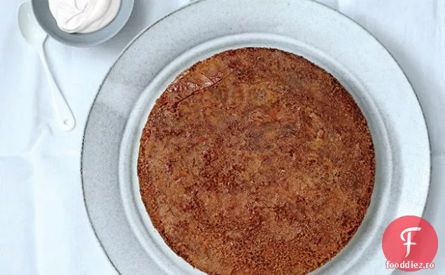 Tort maro cu unt-mămăligă cu Caramel de arțar