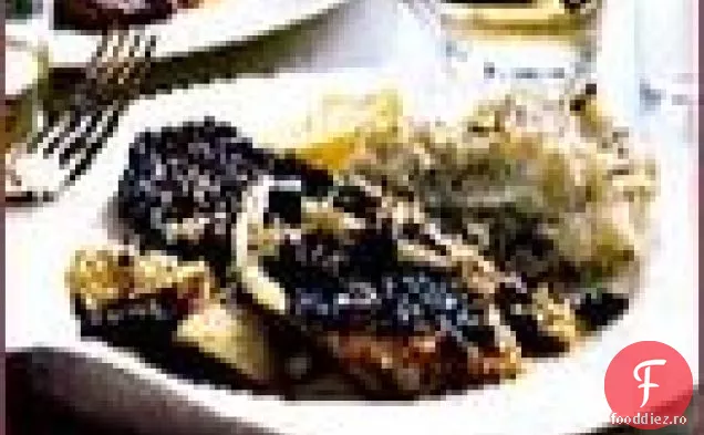 Snapper cu crustă de roșii cu anghinare și măsline