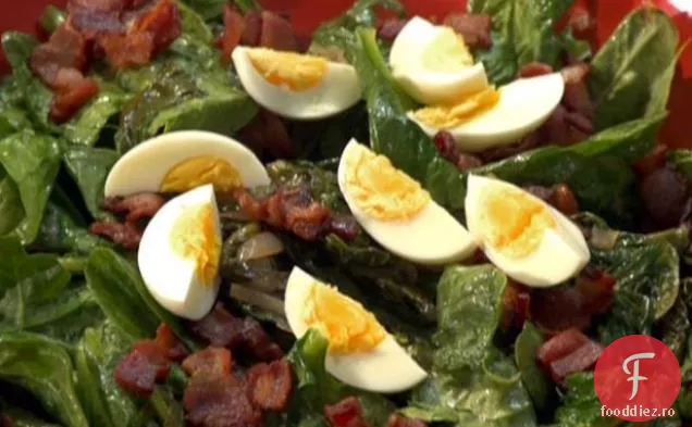 Salată Caldă De Spanac