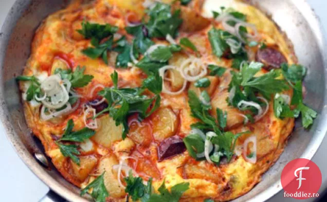 Cina în seara asta: Chorizo și Frittata de cartofi