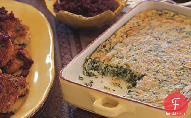 Gratin De Gris Și Spanac