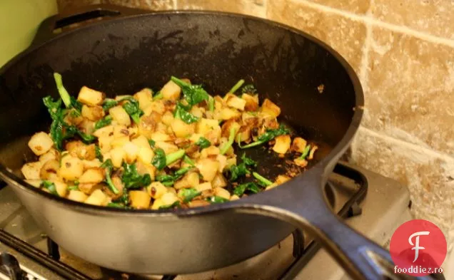 Spanac Hash Browns