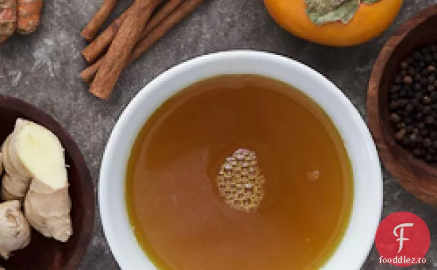 Ceai De Curcuma Condimentat Cu Curmale