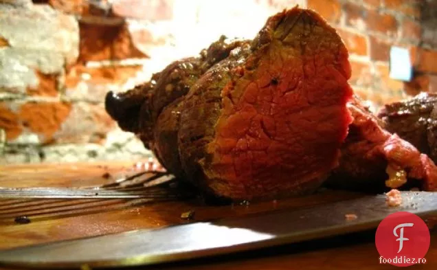 Gatiti cartea: muschi de vita prajit cu sos de unt de vin rosu