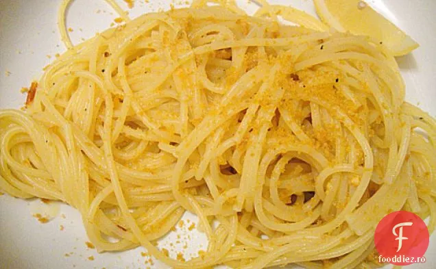 Gatiti cartea: spaghete Cu Bottarga din Sardinia