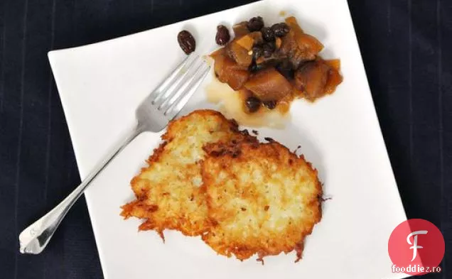 Latkes cu Chutney de ghimbir de mere