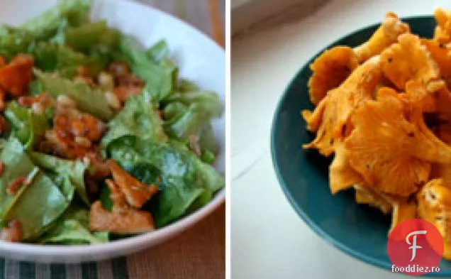 Cina în seara asta: salată caldă de Chanterelle și Pancetta