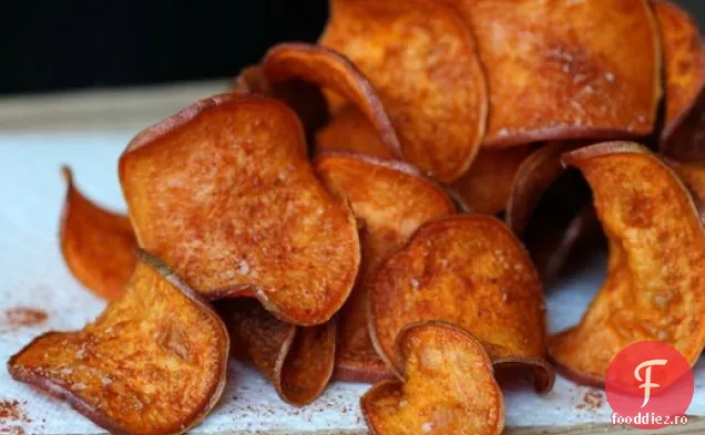 Chipsuri De Cartofi Dulci La Grătar