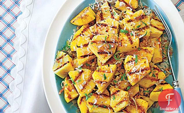 Ananas la grătar cu var și nucă de cocos