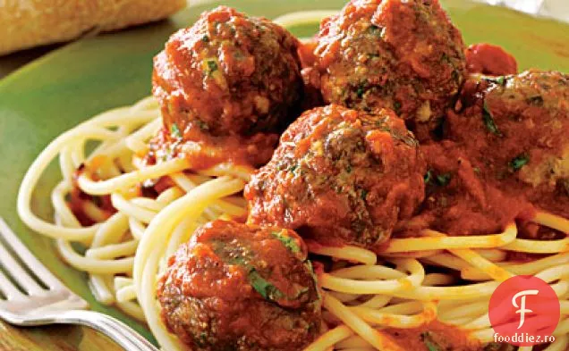 Spaghete și chiftele ușoare
