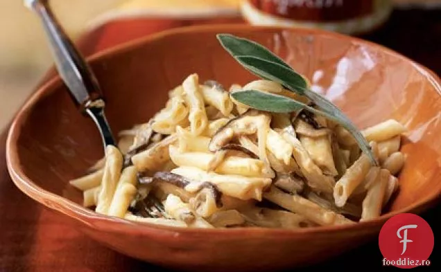 Paste cu ciuperci și sos de dovleac-Gorgonzola