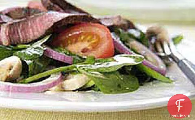 Salată De Friptură Și Spanac