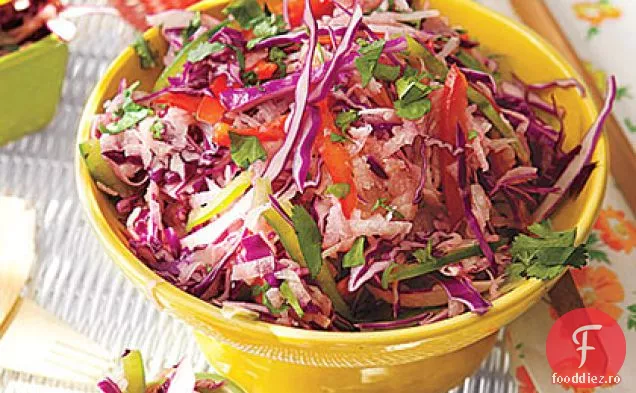 Crunchy Jicama Slaw