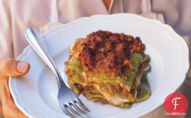 Lasagna Cu Spanac La Cuptor