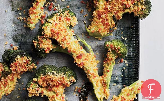 Broccoli prăjit Flash cu firimituri picante