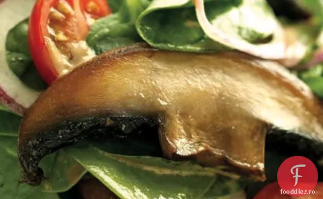 Salată De Spanac Și Ciuperci Portobello