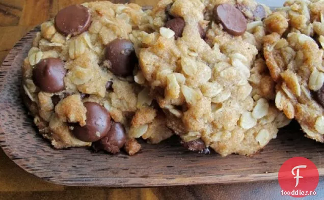 Cookie-Uri Vegane Cu Fulgi De Ovăz Cu Ciocolată