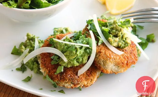 Prăjituri vegane de naut cu piure de Avocado