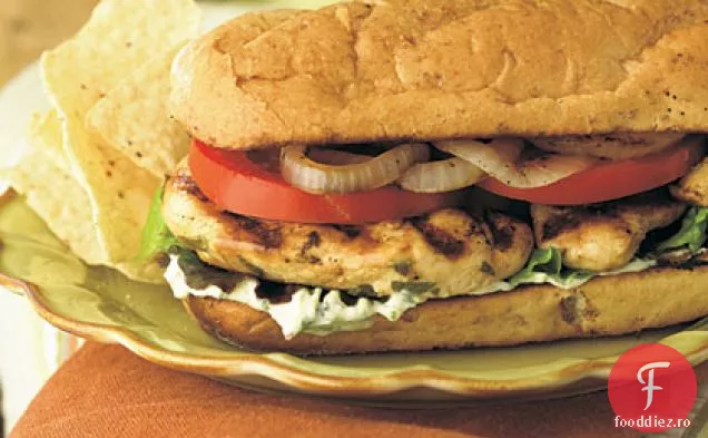 Sandvișuri Mojito Cu Pui La Grătar