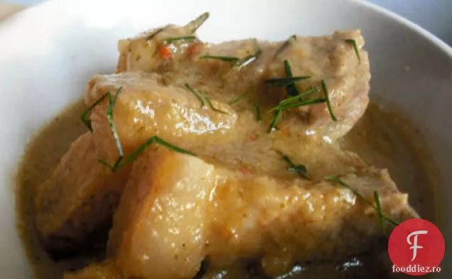 Carne de porc în sos de Curry Penang