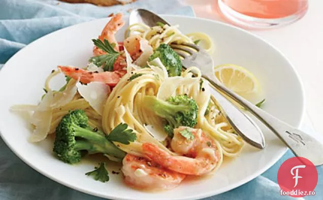 Scampi de creveți și Broccoli