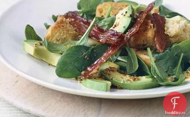 Salată De Bacon, Avocado Și Spanac