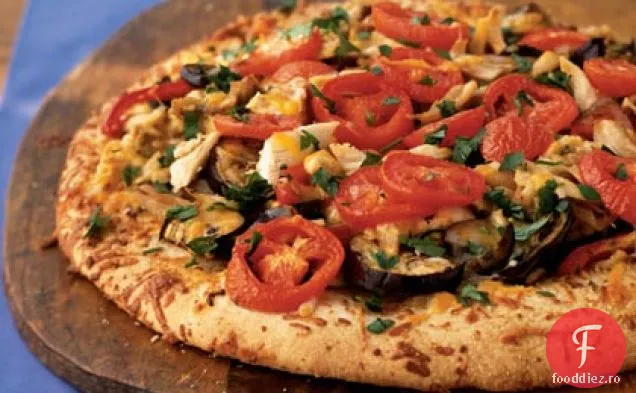 Pizza Ratatouille cu pui