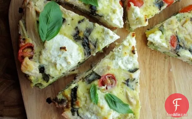 Frittata de pui, legume și Ricotta