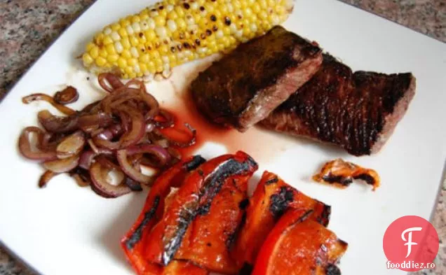 Gătit din Glossies: friptură de fustă la grătar și sandwich-uri de piper