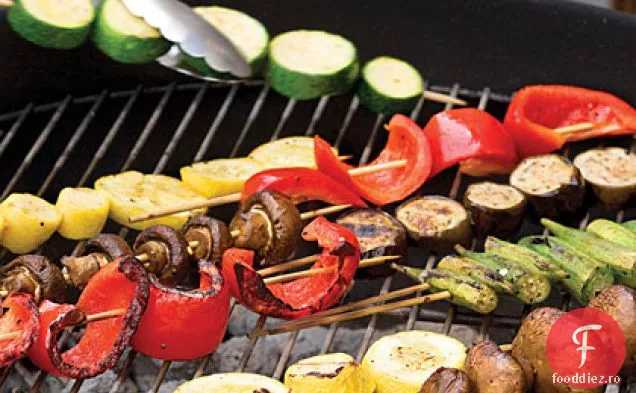Kabobs De Legume De Vară