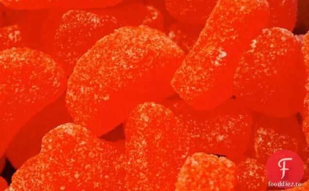 Cookie-Uri De Bomboane Cu Felii De Portocale Fără Coacere