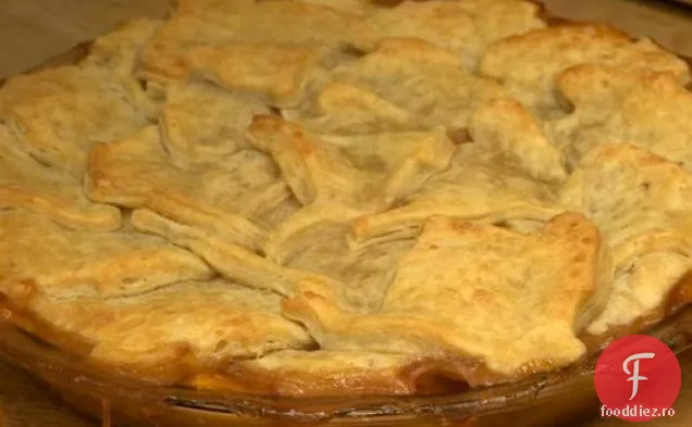 Sănătos și delicios: plăcintă cu piersici și Cardamom cu crustă superioară
