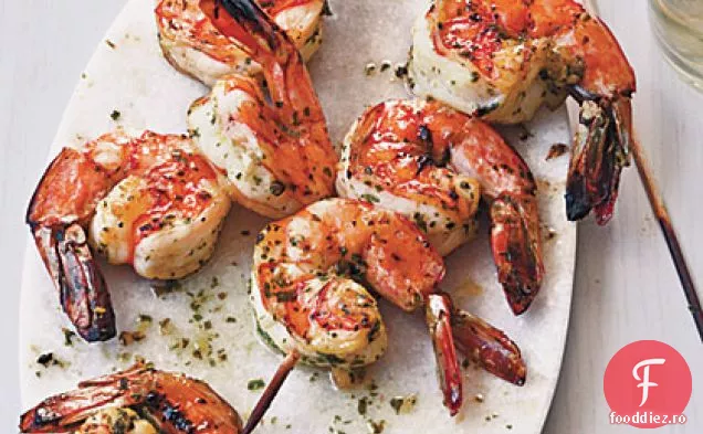 Frigarui De Creveți Marinați Cu Ierburi