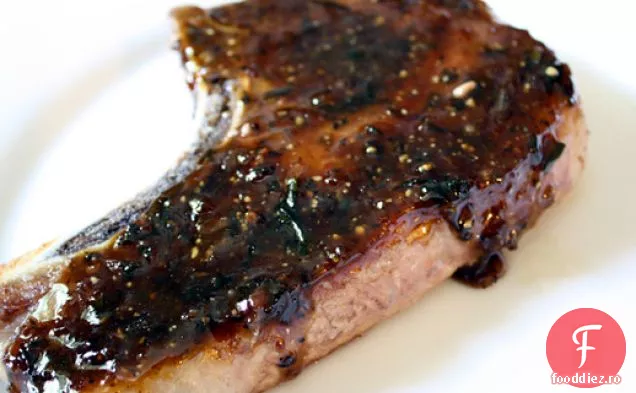 Cotlet De Porc Cu Ardei Negru De Arțar