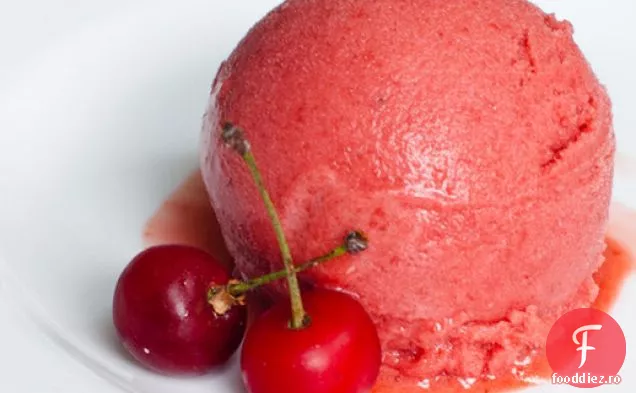Sorbet de vișine și lavandă