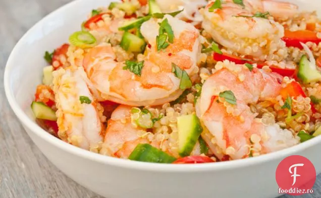 Salate Serioase: salată vietnameză de creveți și Quinoa