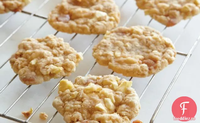 Biscuiți Cu Fulgi De Ovăz Cu Mere Caramel