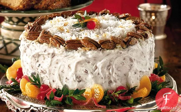 Tort Cu Cremă Italiană De Portocale Proaspete