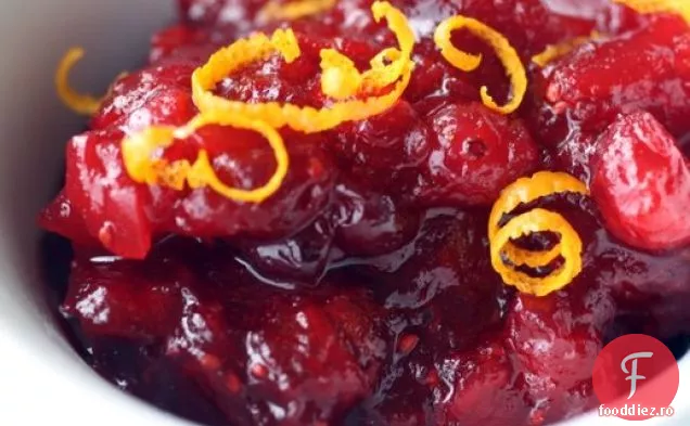 Ingredientul Secret (afine): Chutney de afine cu portocale și ghimbir cristalizat