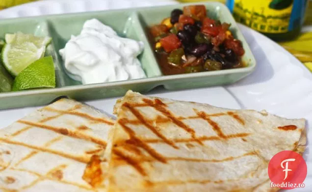 Crispy Pepper Jack Quesadillas