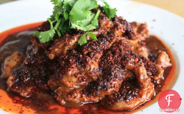 Carne de vită fiartă în stil Sichuan cu Chili