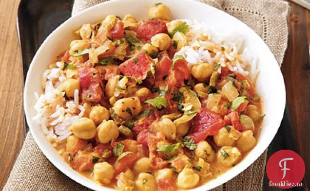 Năut în bulion de nucă de cocos Curry